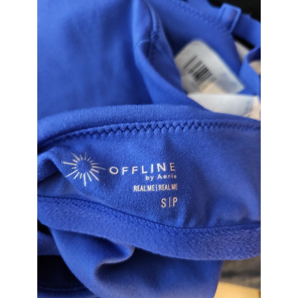 Offline By Aerie Sports Bra W/Padding Royal Blue Sz S NWT - Picture 3 of 4